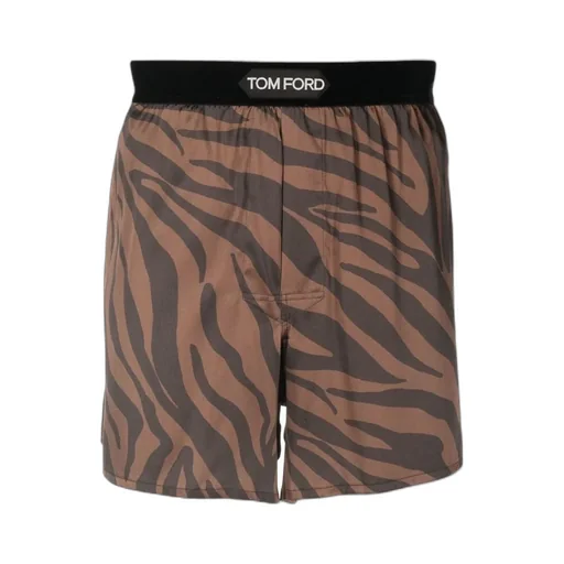 Logo Waistband Zebra Printed Boxers