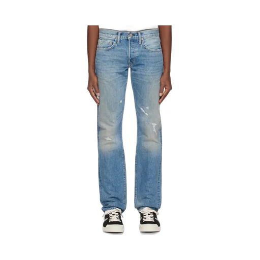 Distressed-Effect Jeans
