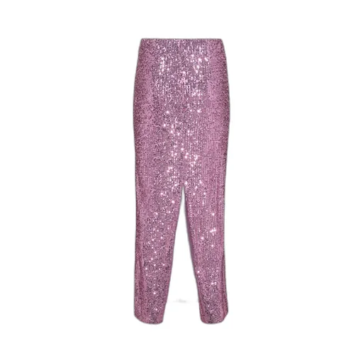 High-Waist Sequinned Maxi Skirt