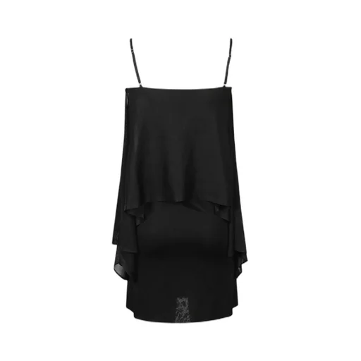 Square-Neck Cold-Shoulder Dress