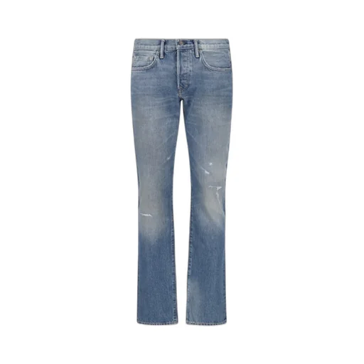 Distressed-Effect Jeans