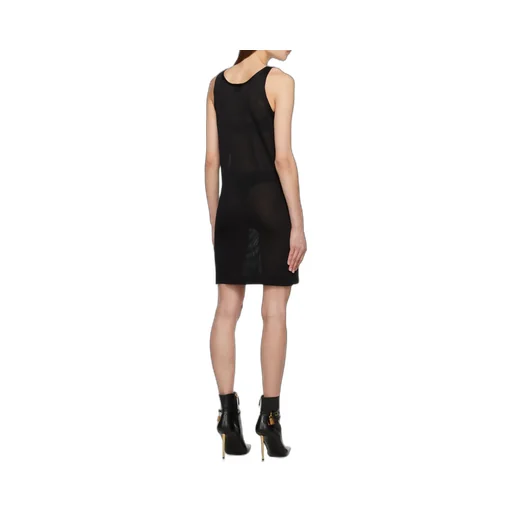 Logo Plaque Tank Dress