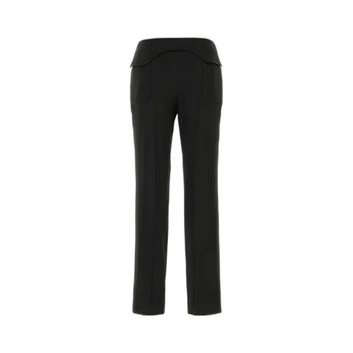 Panneled Straight-Leg Trousers