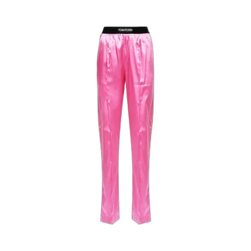 Stretch Satin Pj Pants