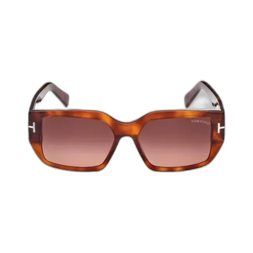 Logo Rectangular Frame Sunglasses