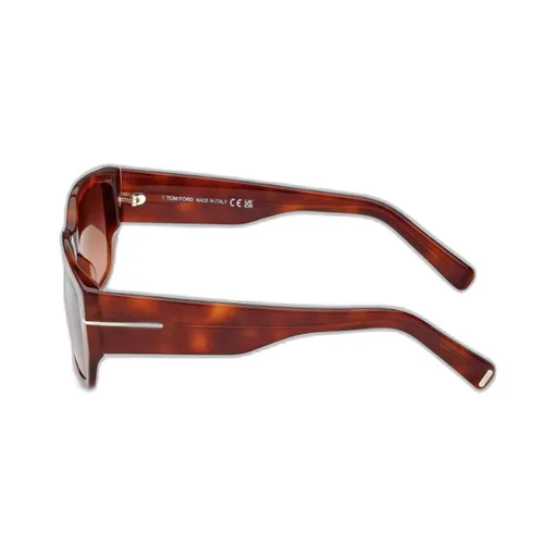 Logo Rectangular Frame Sunglasses