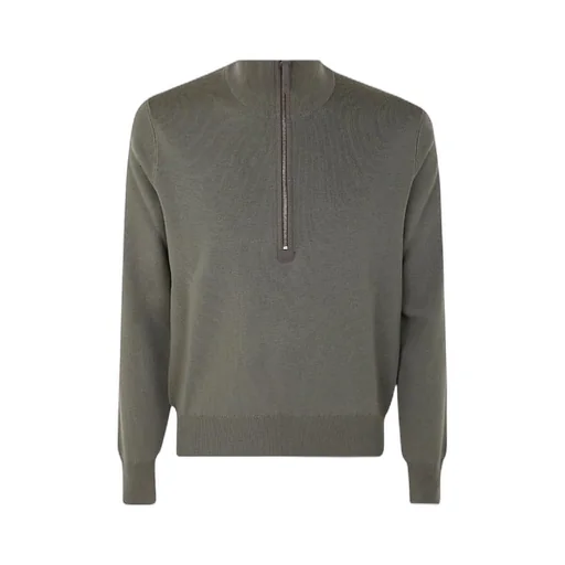 Half-Zip Knitted Jumper