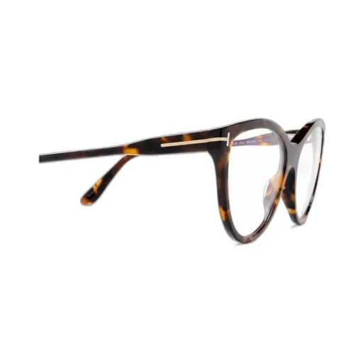 Tortoiseshell Round Frame Flat Lens