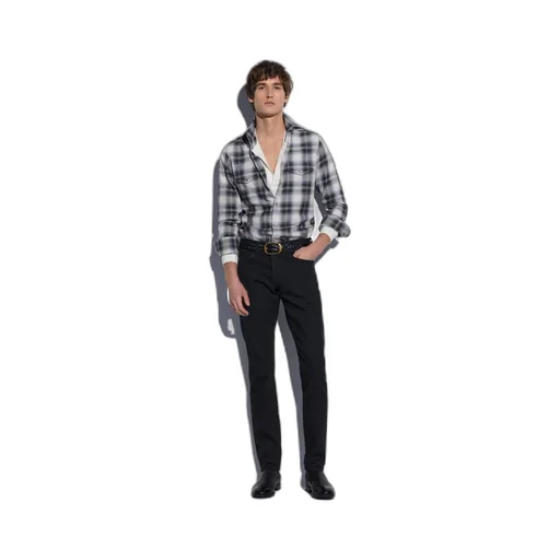 Checked Long-Sleeve Shirt