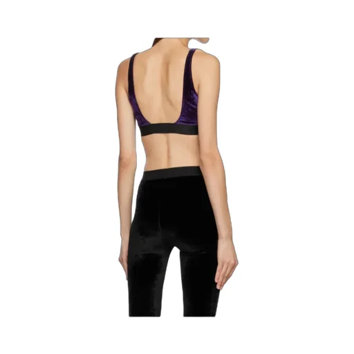 Logo Low Round Neck Bra