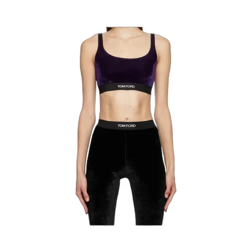 Logo Low Round Neck Bra