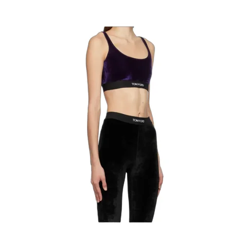 Logo Low Round Neck Bra