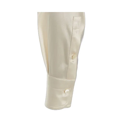 Long-Sleeved Satin Shirt