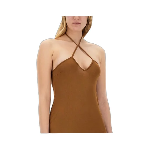 Sleeveless Open Back Maxi Dress