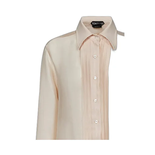 Pleated Long-Sleeved Shirt