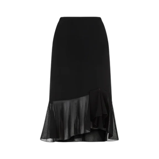Mid-Waisted Asymmetric Skirt