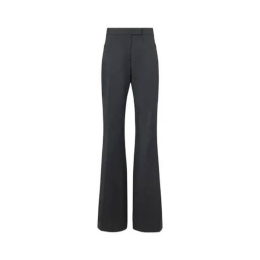 High-Waist Flared-Leg Trousers
