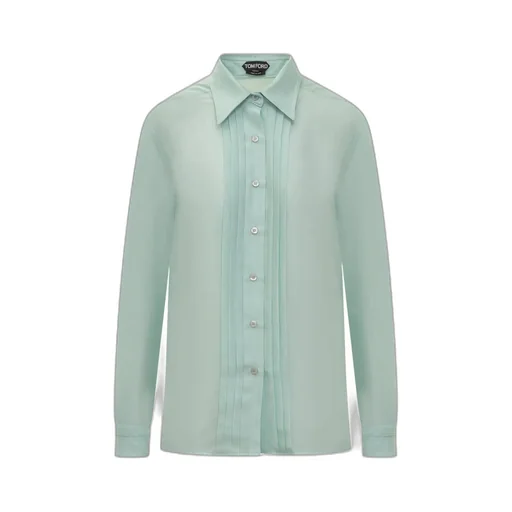Pleat Detailed Long-Sleeved Shirt