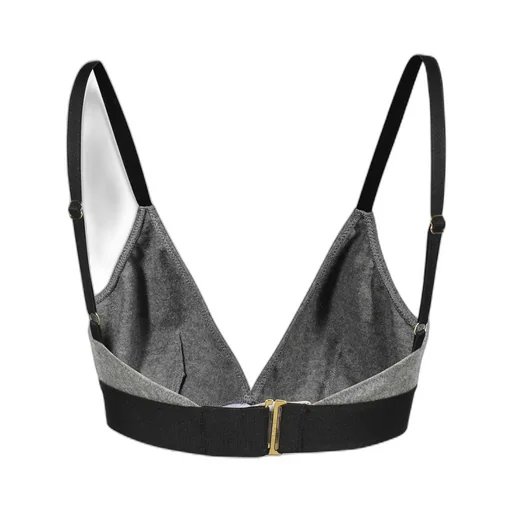 Logo-Underband Cashmere Triangle Bra