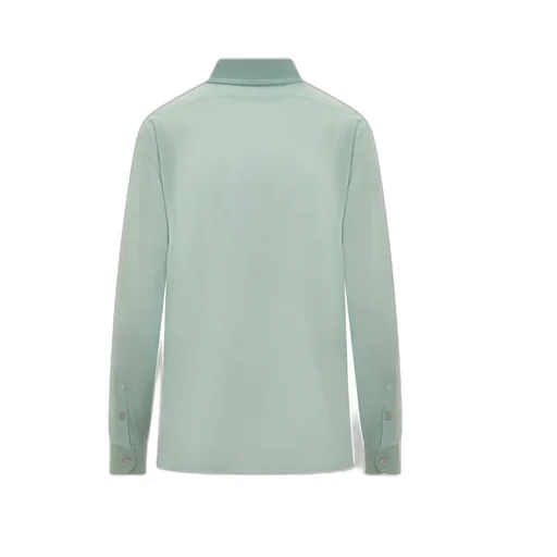 Pleat Detailed Long-Sleeved Shirt