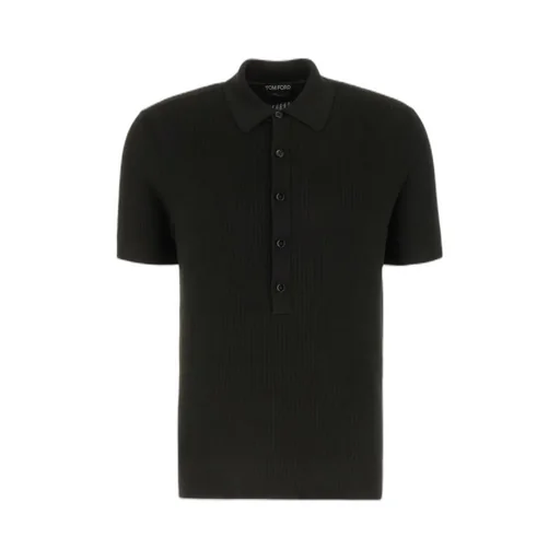 Wide Ribbed Polo Shirt