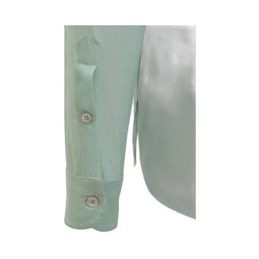 Pleat Detailed Long-Sleeved Shirt