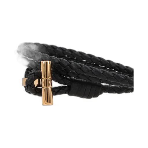 T Plaque Braided Bracelet