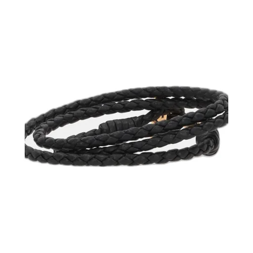 T Plaque Braided Bracelet