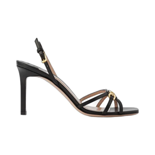 Ankle Strapped Stiletto Heel Sandals