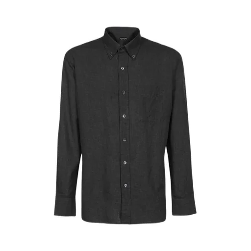 Lapel Long-Sleeved Shirt