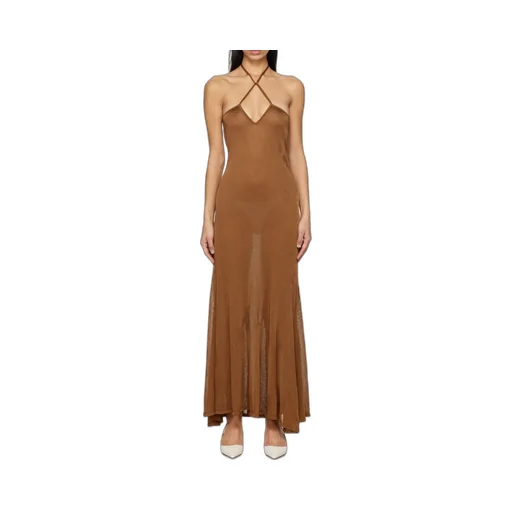 Sleeveless Open Back Maxi Dress