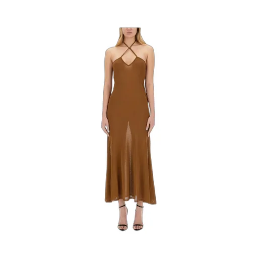 Sleeveless Open Back Maxi Dress
