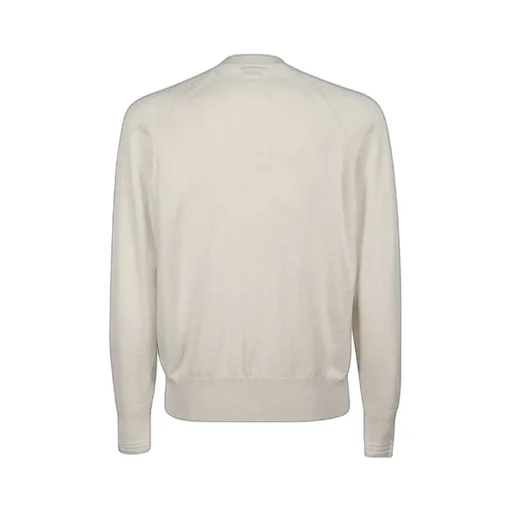 Round-Neck Knitted Pullover