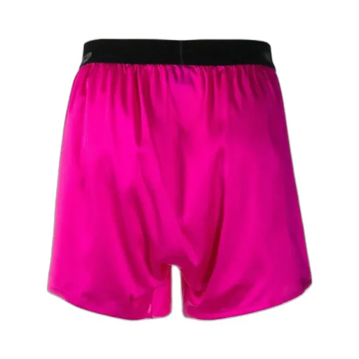 Logo-Waistband Stretched Satin Boxers