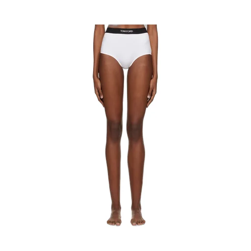 High Waist Logo Waistband Briefs
