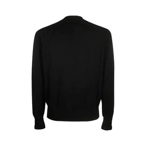 Round-Neck Knitted Pullover