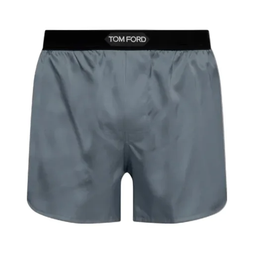 Logo-Waistband Silk-Blend Boxer Shorts