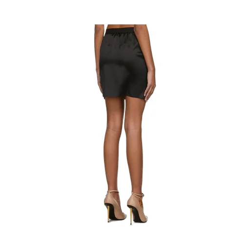 Logo-Waistband Mini Pencil Skirt