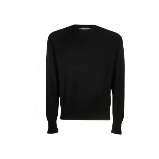 Round-Neck Knitted Pullover