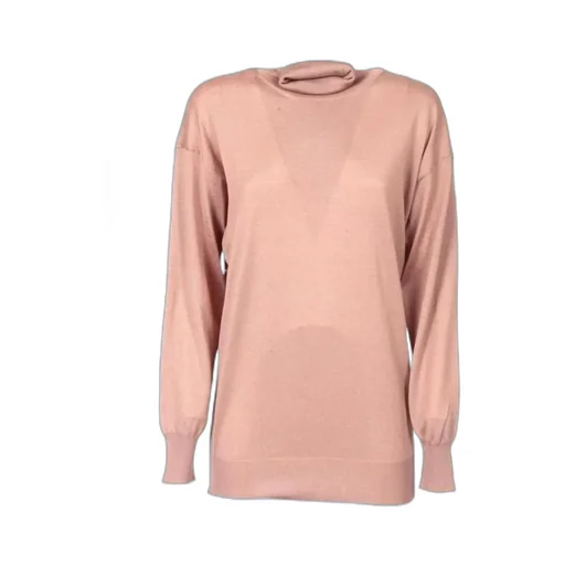 Turtleneck Ribbed Hem Sweater