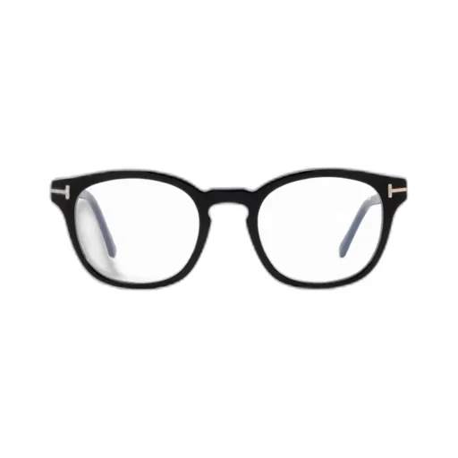 Clamped Round Frame Glasses