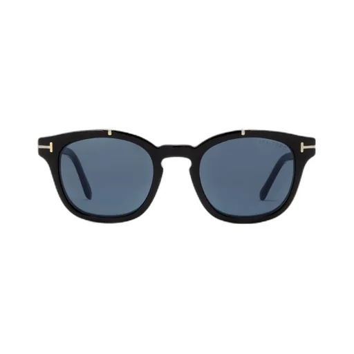 Clamped Round Frame Glasses