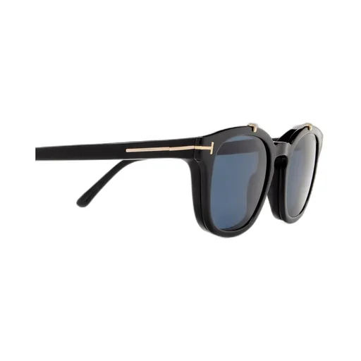 Clamped Round Frame Glasses