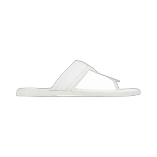 Logo Plaque Thong Sandals