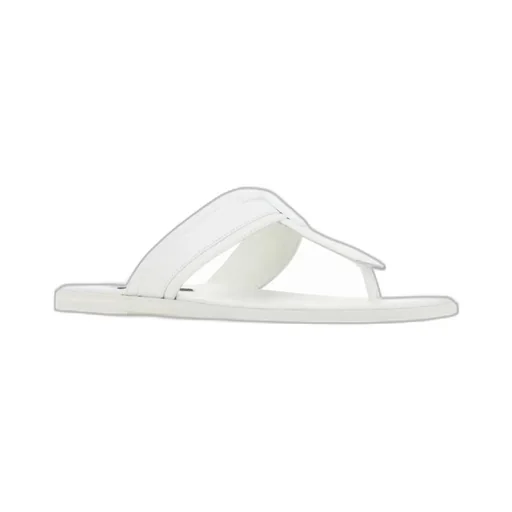 Logo Plaque Thong Sandals