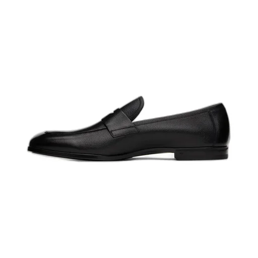 Supple Grain Leather Sean Penny Loafers