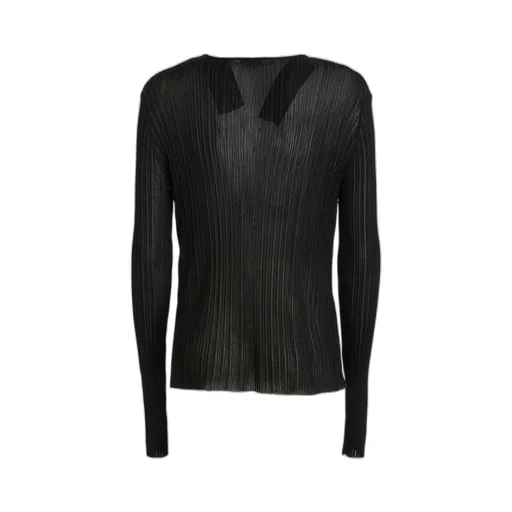 Crewneck Ribbed-Knit Top