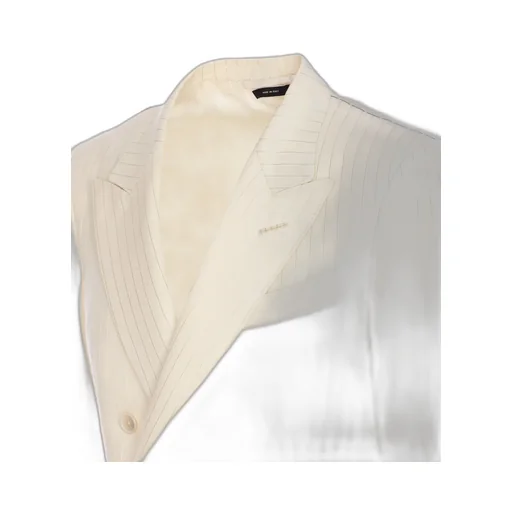 Double Breasted Organza Lurex Jacket