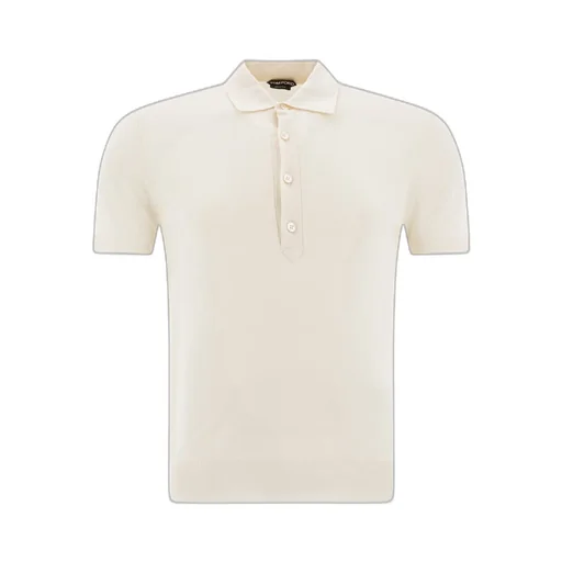 Short-Sleeved Knitted Polo Shirt