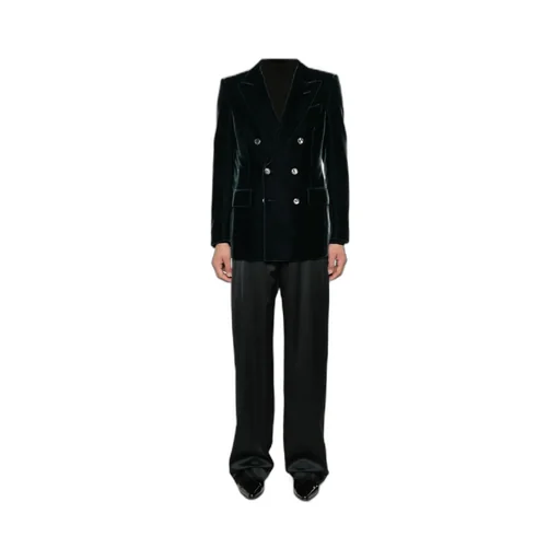 Dyllan Double-Breasted Tailored Blazer